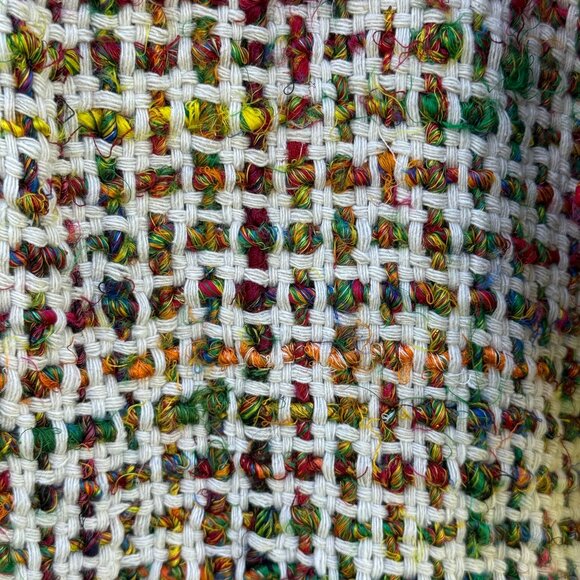 ANTHROPOLOGIE ett:twa Tweed Berwyn Rainbow Jacket XL - Picture 4 of 12